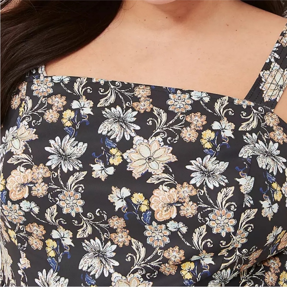 NWT LANE BRYANT Floral Sleeveless Dress - Picture 2 of 9